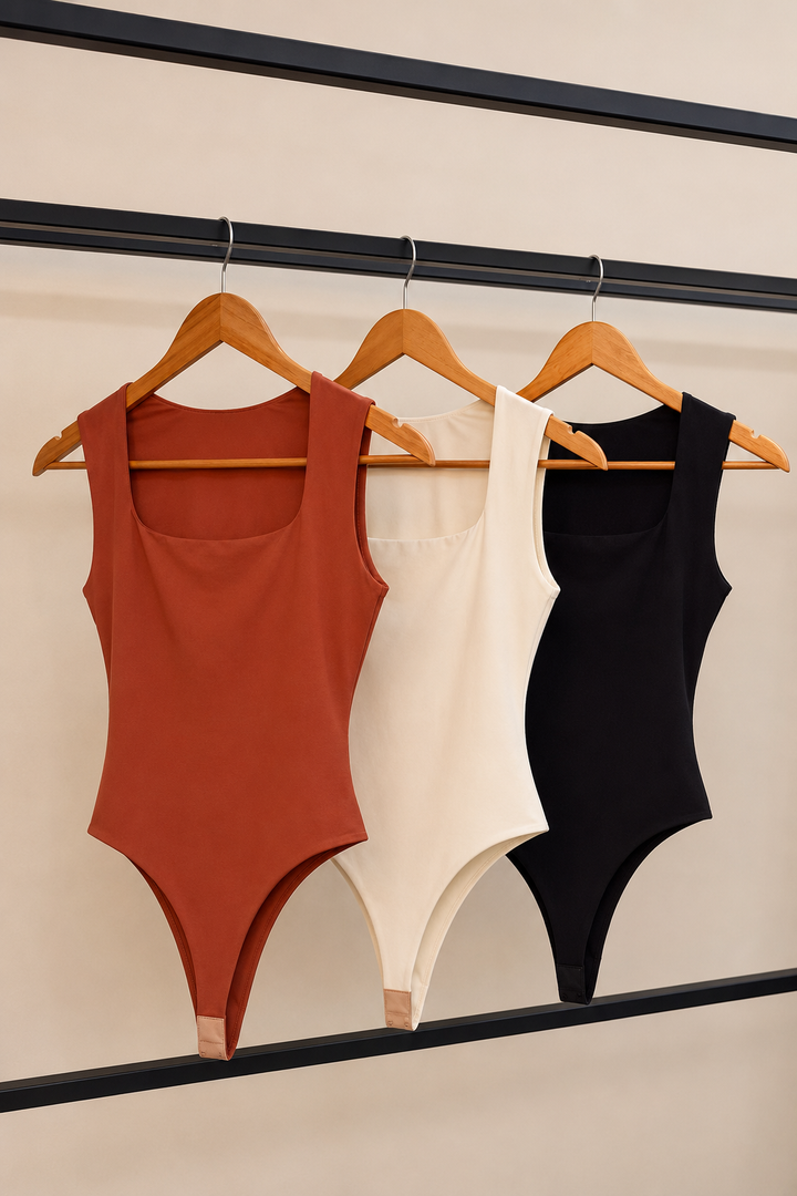 KIT 03 BODIES DECOTE QUADRADO